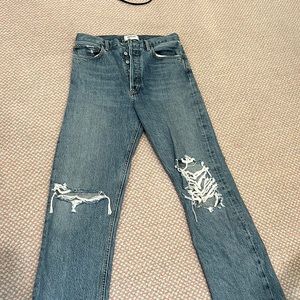 Agolde ripped jeans